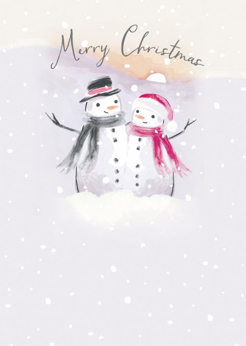 Kerstkaart | UK Greetings | Sneeuwpop