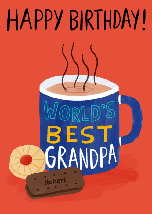 Greetz | Verjaardagskaart | World's best grandpa