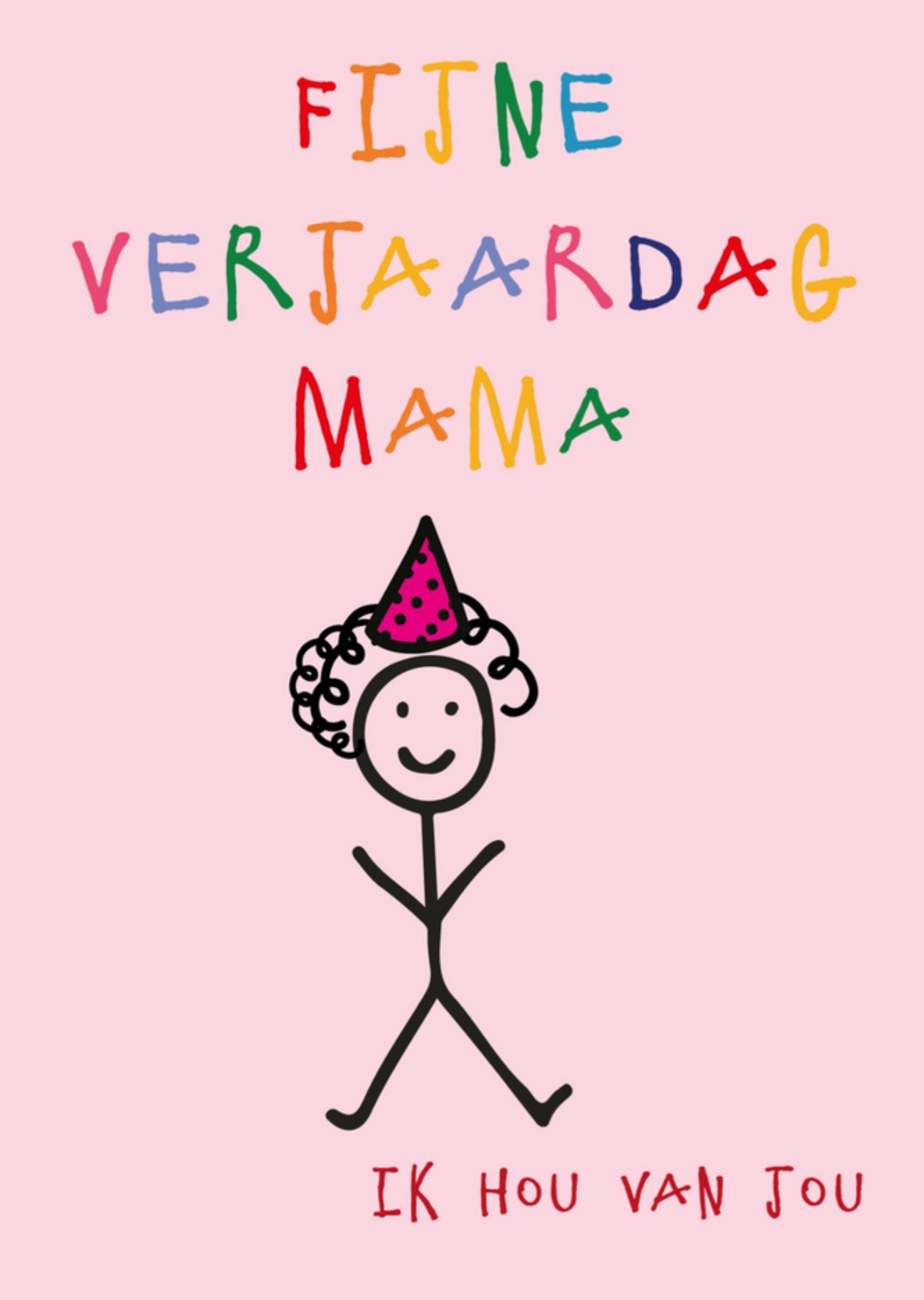 Anoela Cards - Verjaardagskaart - mama