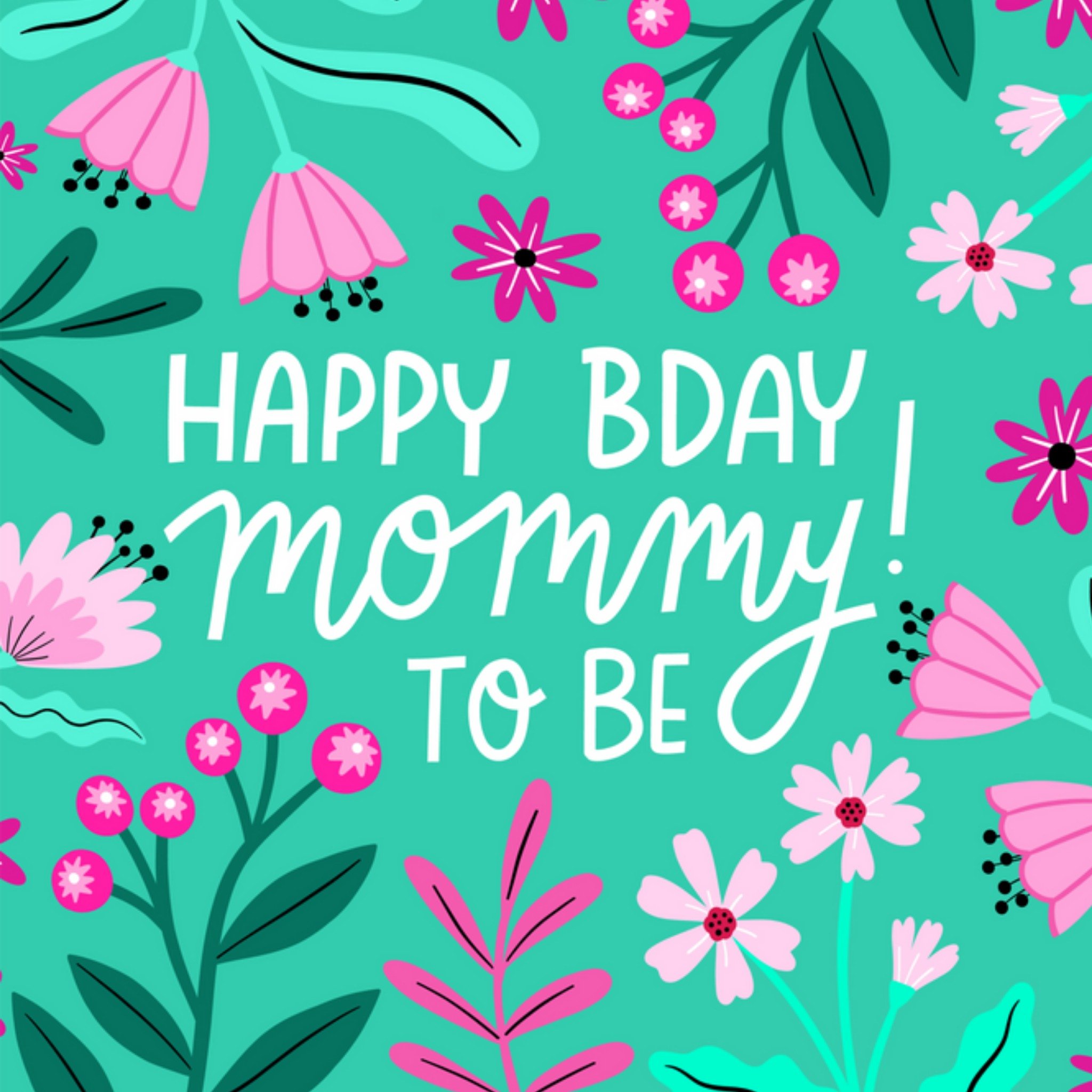 Verjaardagskaart - Julia - Mommy to be