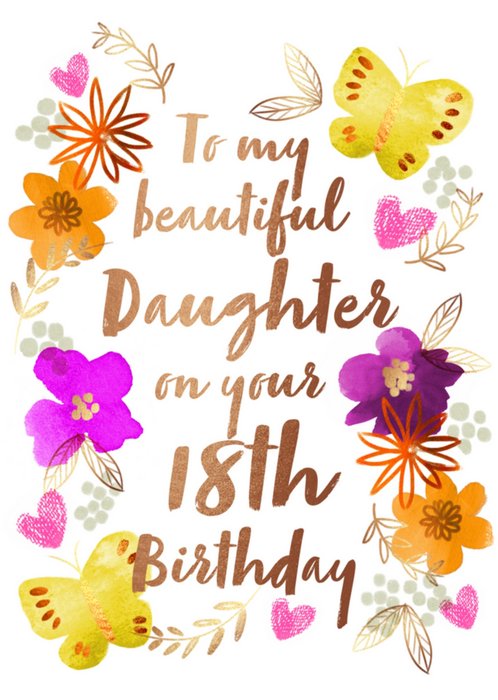 Greetz | Verjaardagskaart | Beautiful daughter