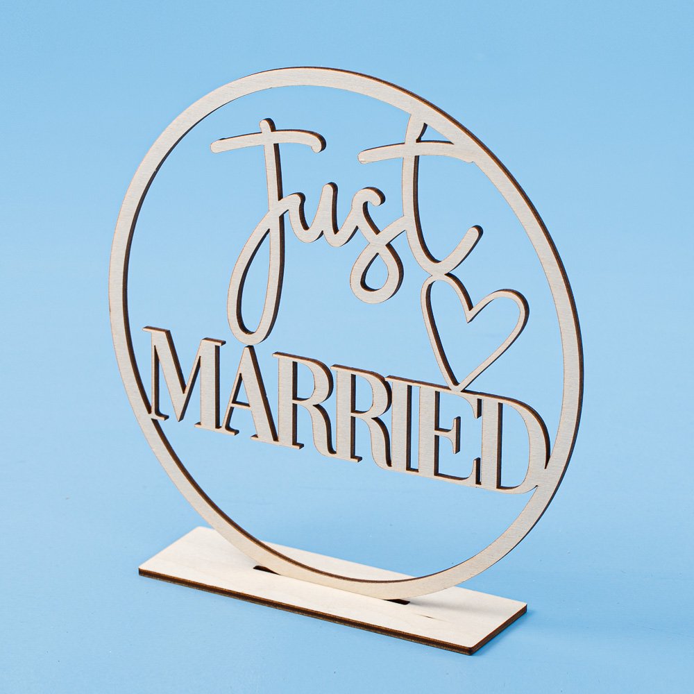 Hip en Mama Box | Hip Mama | Houten bord | Just married