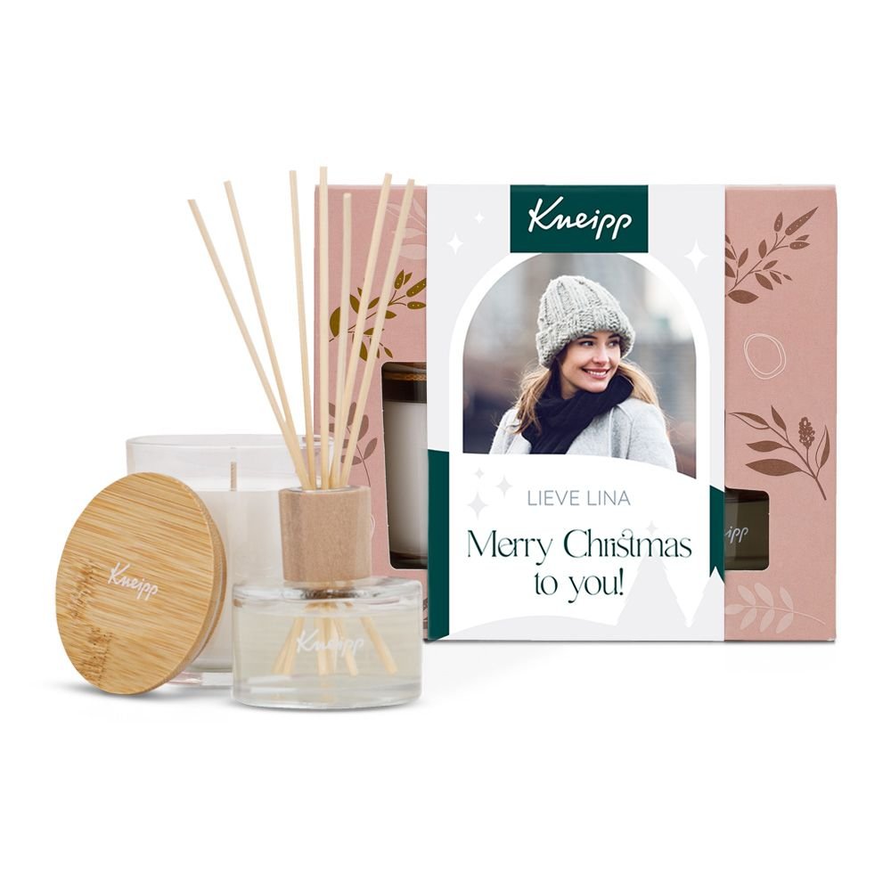 Kneipp | Giftset Home Fragance met eigen foto en naam | Kerst