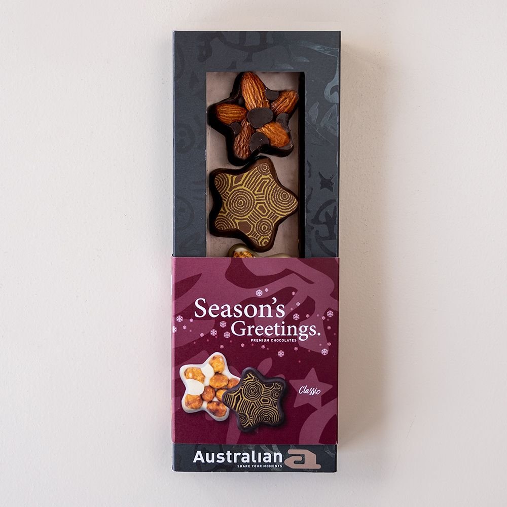 Australian chocolade | Australian | Kerst Sterren | 100g