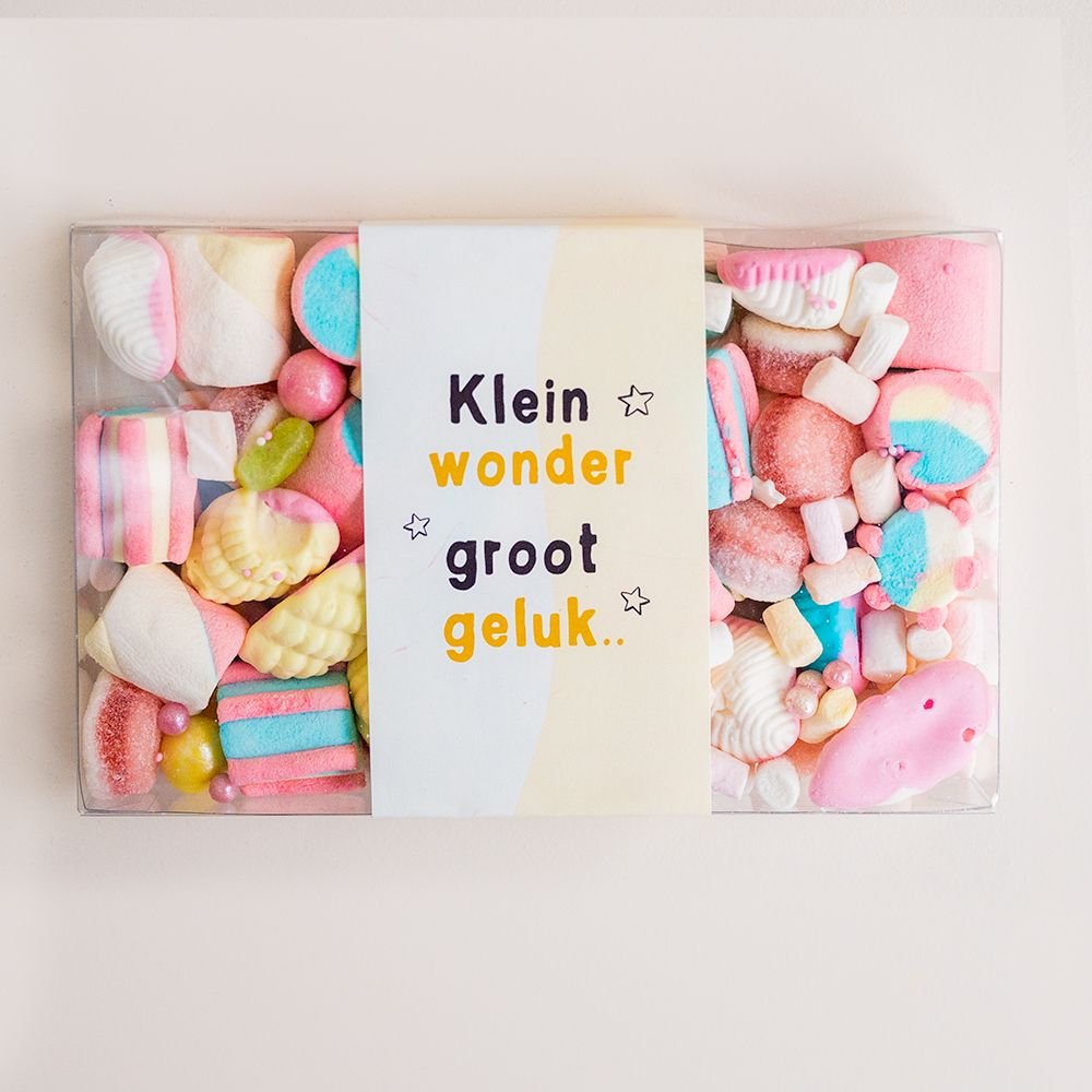 Veel Liefs | Snoepdoos | Klein wonder groot geluk | 200g