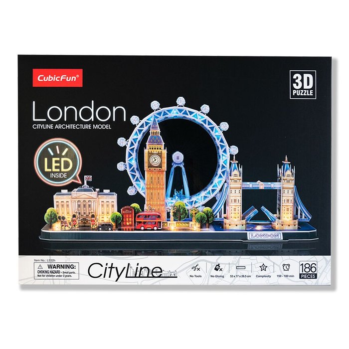 Puzzel 3D | City Line London LED