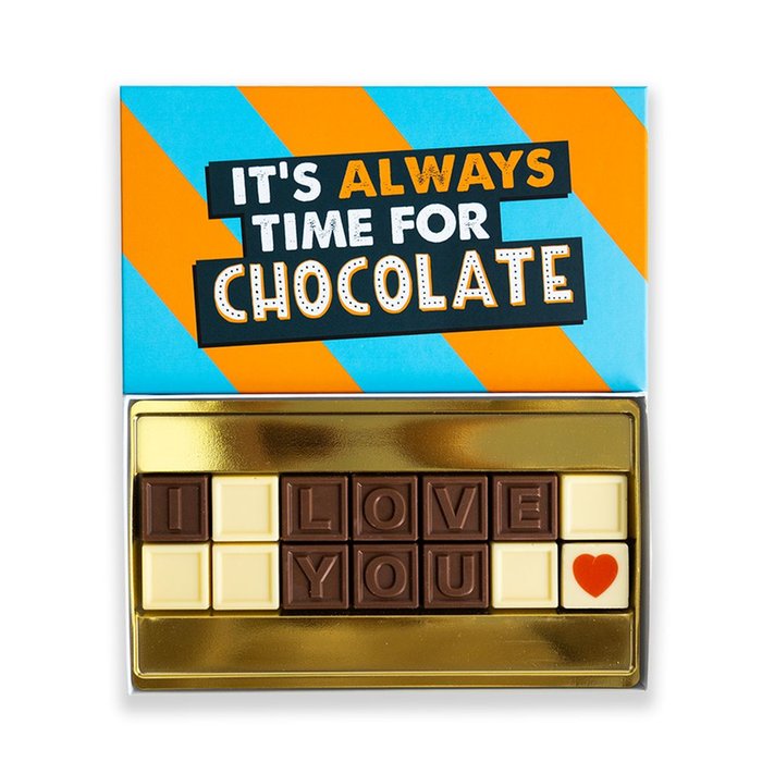 Chocolade telegram | 'I Love You'