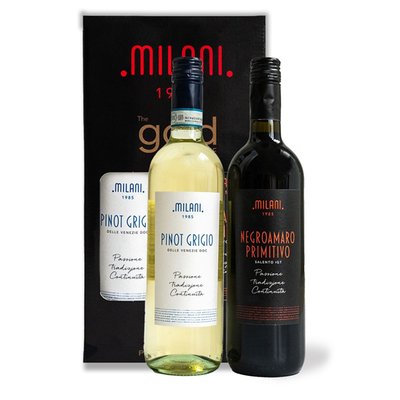 Milani Giftbox | Pinot Grigio & Negroamaro Primitivo