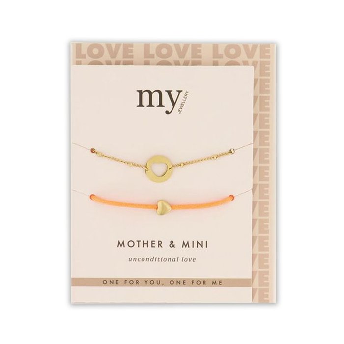 My Jewellery | Mother & Mini armband | Goudkleurig