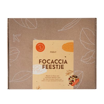 Bakmix Borrelbrood | Focaccia Feestje