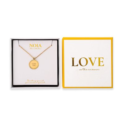 Noia Jewellery | Love You ketting | Goudkleurig