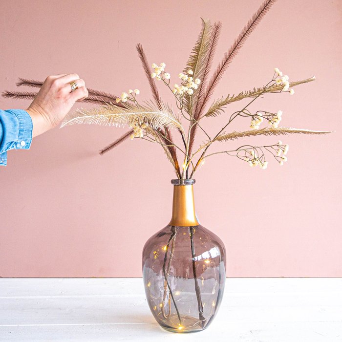 Bloemen met vaas cadeau